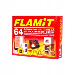 Židinio kūrenimas, grilio kūrenimas, baltas, flamit 64