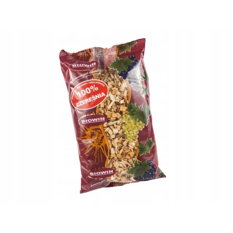 Biowin medienos drožlės rūkymui ir kepimui ant grotelių 100% vyšnių 450g