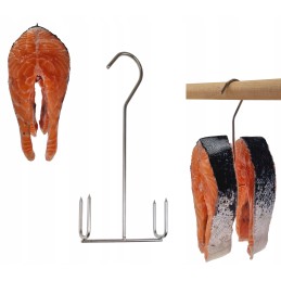 Siūlome dvigubą kabliuką žuviai rūkyti