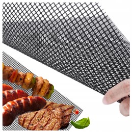 Nepiedegošs teflona sieta paklājiņš bbq cepeškrāsns grilam 40x33cm