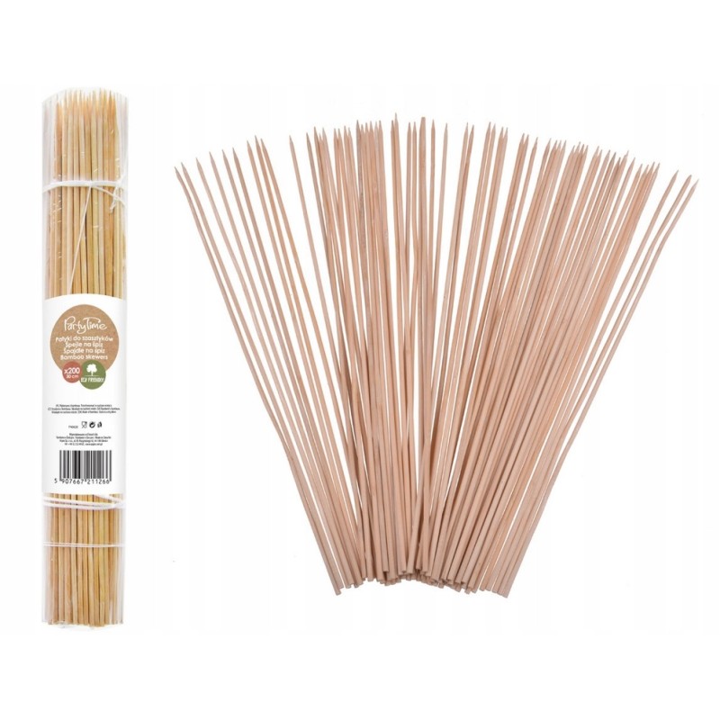 Skewer sticks 30 cm toothpicks 200 pcs