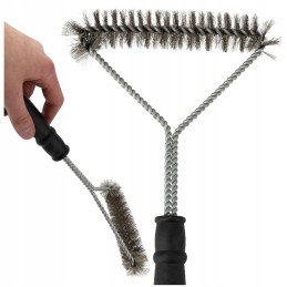 Grilli puhastushari, traat, 30 cm, terasest grillrest, puhastusvahend