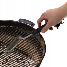 Grila tīrīšanas birste, stieple, 30 cm, tērauda bbq reste, tīrīšanas līdzeklis