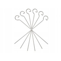 Primpol skewer pins 21.5cm stainless steel 6pcs for piercing