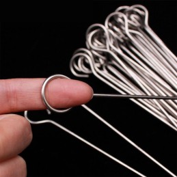 12 pcs. metal grill toothpicks