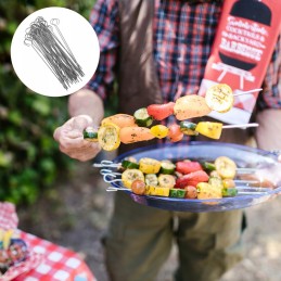 12 pcs. metal grill toothpicks