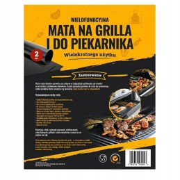 Izturīgs teflona paklājiņš grilam un cepeškrāsnij, iepakojumā 2 gab