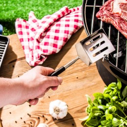 Telescopic steel grill spatula 71 cm