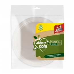 Sarantis jan essential green home plate of plant raw material 1 pack - 6 pcs