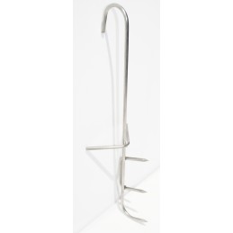 Žuvies rūkymo kabliukai, stiprūs, stori, 4mm, 1 vnt