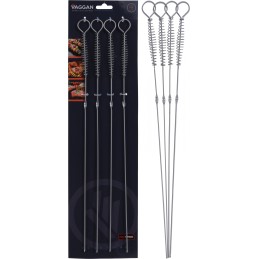Varras, terasvardad grillkebabi jaoks, 4 tk, 42 5 cm