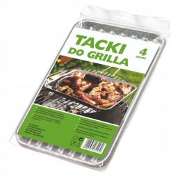 Sarantis jan ēteriskās penny grila paplātes (lielas) 1 iepakojums-4 gab