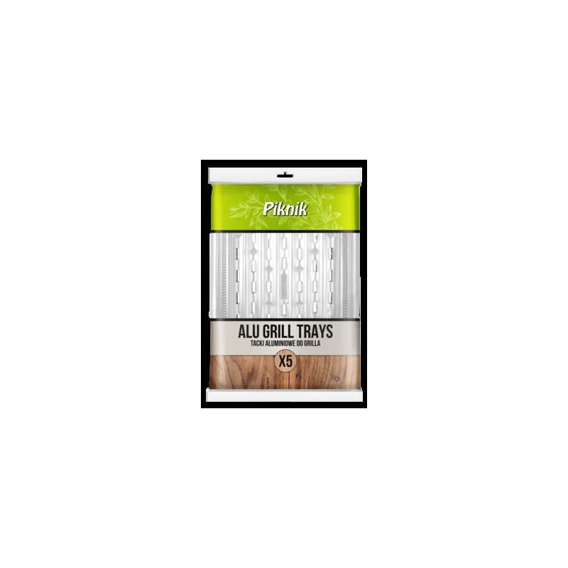 Aluminum grill tray 5 pieces picnic