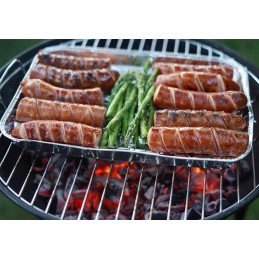Aluminum grill tray 5 pieces picnic
