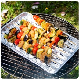 Alumiiniumist grillalus, 5 tk, piknik