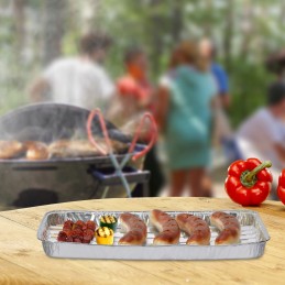 Aluminum grill tray 5 pieces picnic