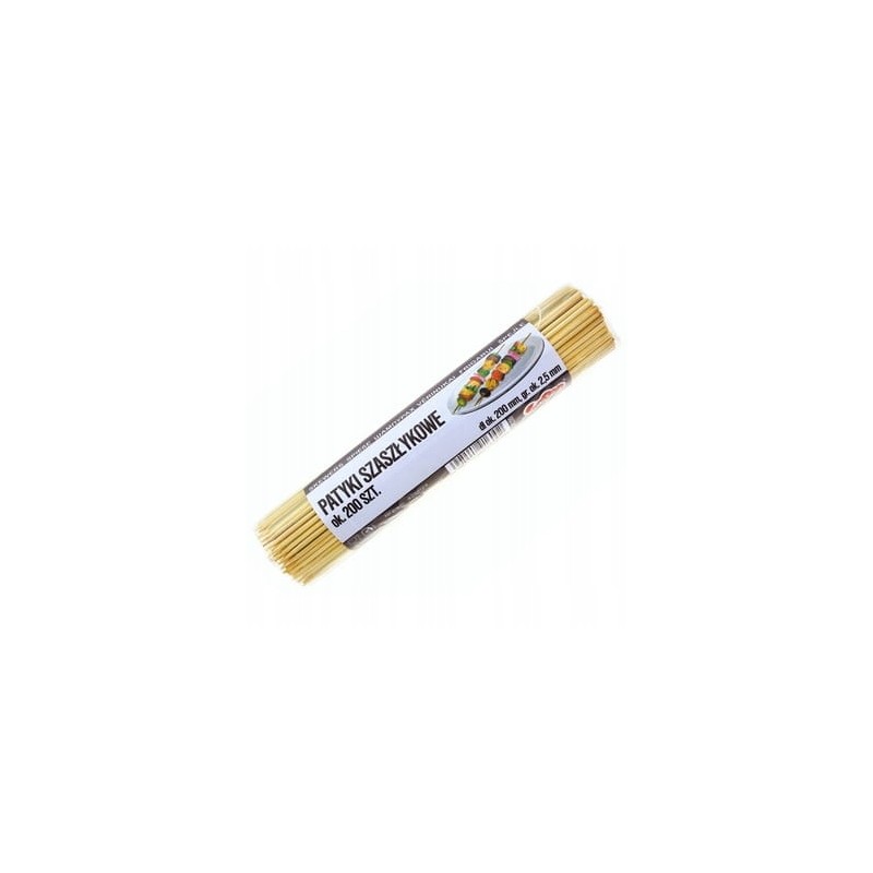Skewer sticks 200 2 5 mm 200 pcs godan