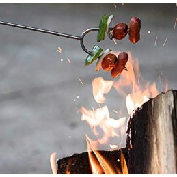 Teleskopinė šakutė grilio ugniai