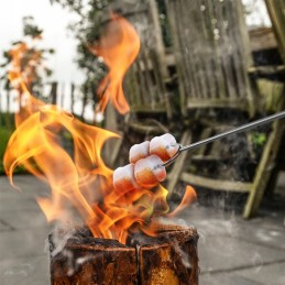 Teleskopinė šakutė grilio ugniai