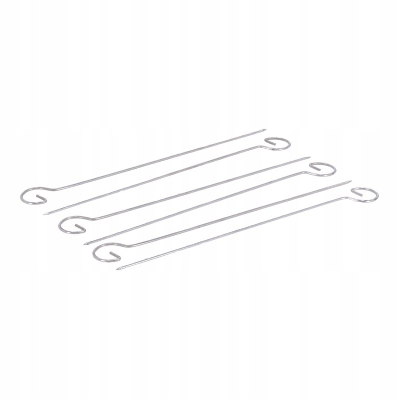 Stainless steel skewer pins set of 6 Polish product 96693