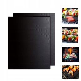 Set of 2 universal reusable Teflon mats - prepare your favorite dishes like a top chef!