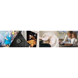 2 universalių, daugkartinių tefloninių kilimėlių rinkinys – ruoškite mėgstamus patiekalus kaip geriausias virėjas!