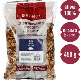 Medienos drožlės, skirtos rūkyti grilio slyvų bravin 780837 450g