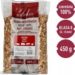 Koksnes skaidas kūpināšanai/grilēšanai, ķirsis, 450 g, 8. klase