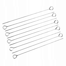 Metallist grillvardad pikad tihvtid 30 cm, 10 tk tadar