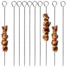 Skewers for kebabs - 10 pcs - 35 cm