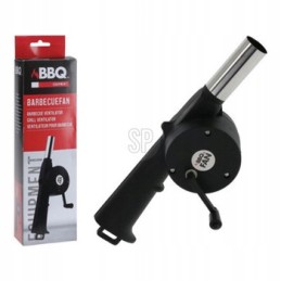 Manual blower for lighting a grill, fireplace, or campfire