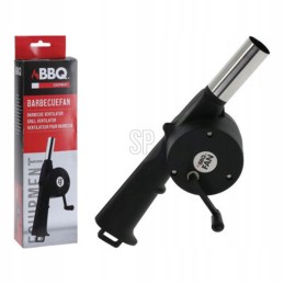 Manual blower for lighting a grill, fireplace, or campfire