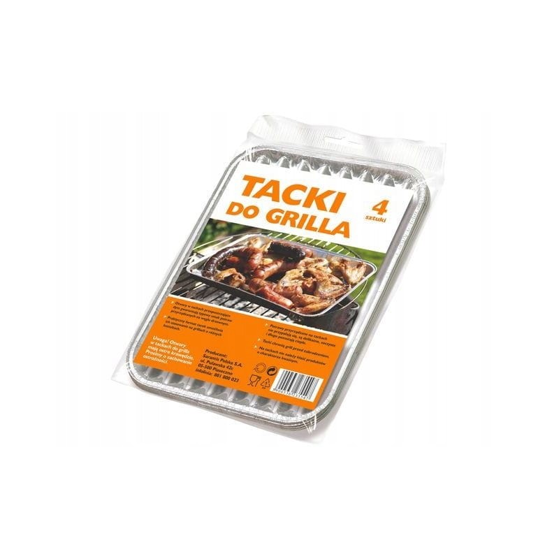 Grillplaadid 28x22xcm 4 tk