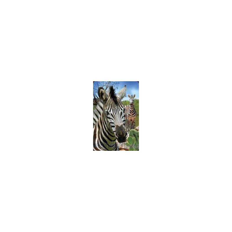 Mini 3D zebra karte