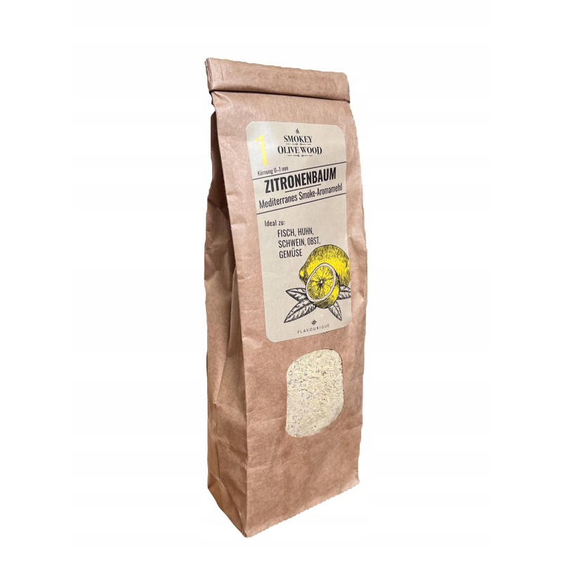 Smoking chips made of lemon tree kl01 300ml smokey olive wood
