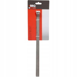 Skewer for kebabs, 6 pieces, length 35.5 cm, stainless steel