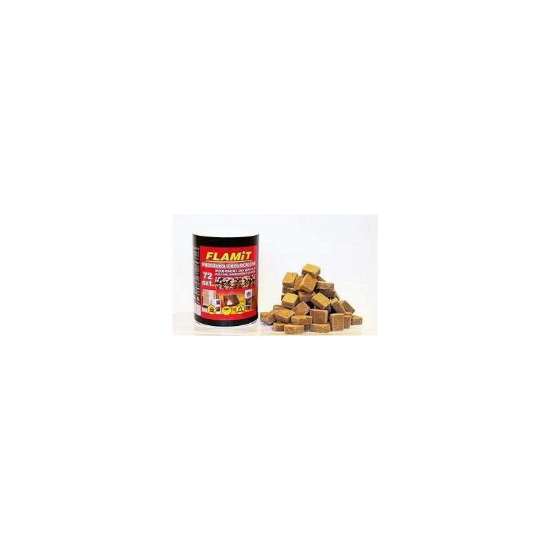 Kindling lightening cubes - 72 pcs tube