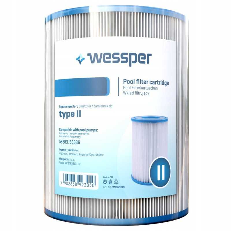 1x 58094 II tipo filtras Bestway 58383 baseino siurbliui