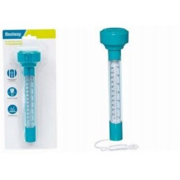 Plaukiojantis mėlynas baseino termometras