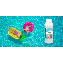 1l floko koaguliantas, antimetalinis baseino vanduo, skaidrina baseino vandenį, sūkurinė vonia