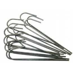 Metalinis kaištis sodo audiniams ir tinklams, 25 cm, 1 vnt