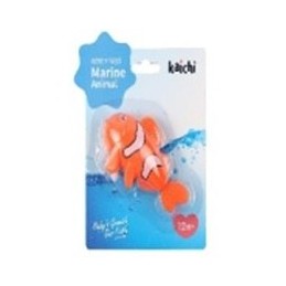 Oranžinis suvyniojamas žuvies vonios žaislas