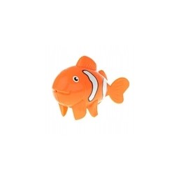 Oranžinis suvyniojamas žuvies vonios žaislas