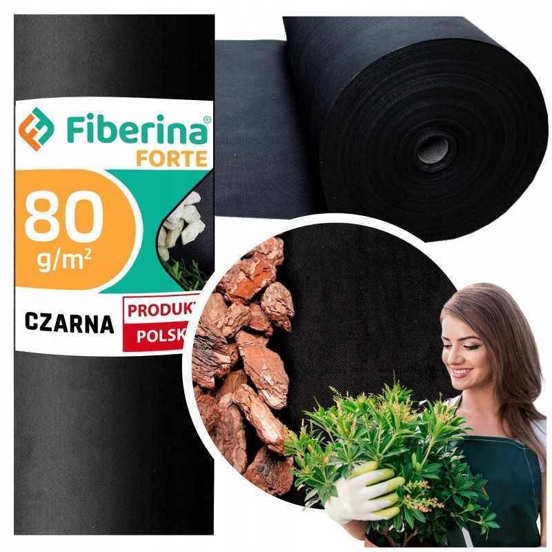 🌟_xDF1F_ storio agrotekstilės fiberina forte premium per metrą 1,6x1m 80g juoda
