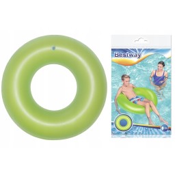 Paplūdimio plaukimo žiedas 91cm bestway spalvos