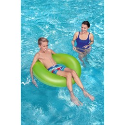 Paplūdimio plaukimo žiedas 91cm bestway spalvos