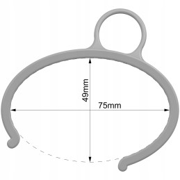Brezento folijos segtukas, segtukas, fiksatorius, baseino užraktas bestway intex 75x49mm