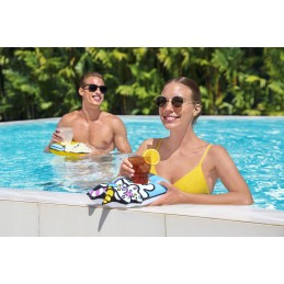 3x bestway plaukiojančių gėrimų laikikliai baseinui jz