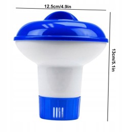 Cheminių medžiagų dozatorius plaukiojantis baseino vandens dozatorius