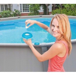 Intex baseino cheminių medžiagų dozatorius su plūde baseinui